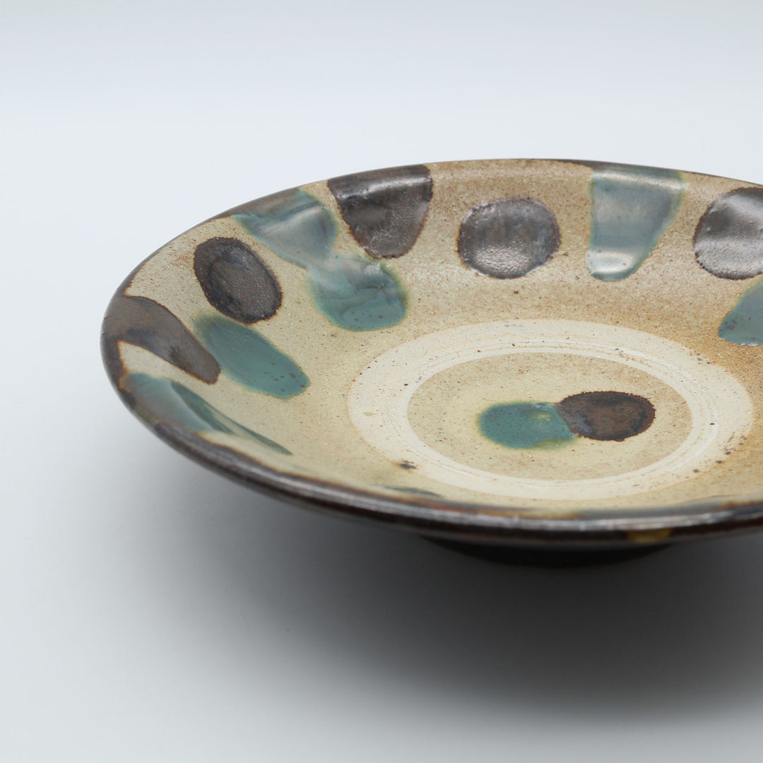 6寸皿　蛇の目　D