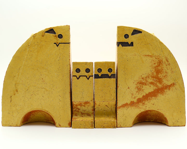 シーサー　親　阿吽（セット）