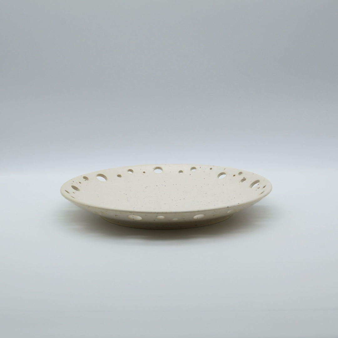 陶factory509のバブルプレート　白色