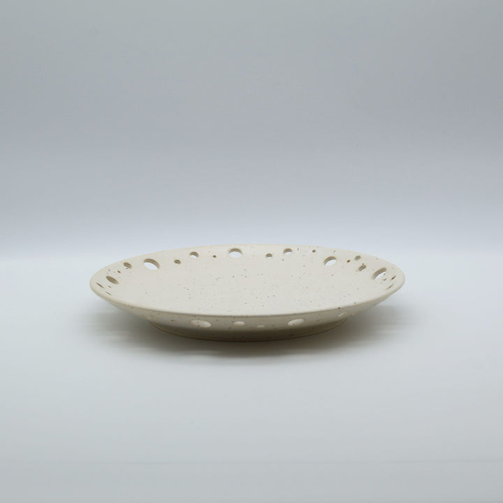 陶factory509のバブルプレート　白色