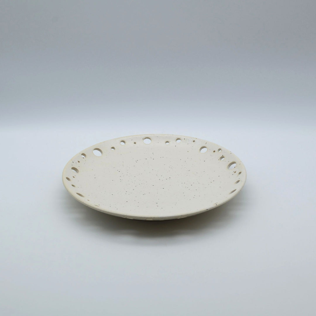 陶factory509のバブルプレート　白色