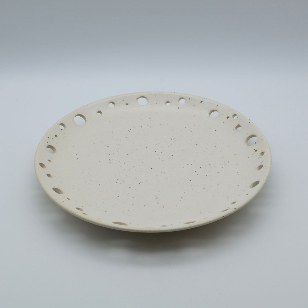 陶factory509のバブルプレート　白色