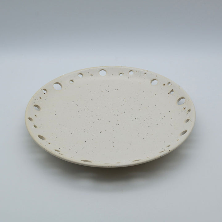 陶factory509のバブルプレート　白色