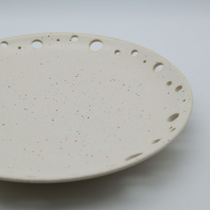 バブルプレート　白