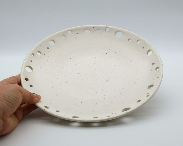 バブルプレート　白