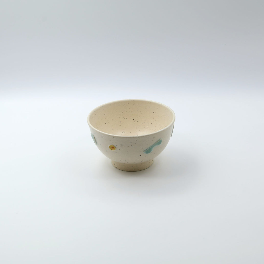 押もん碗　白
