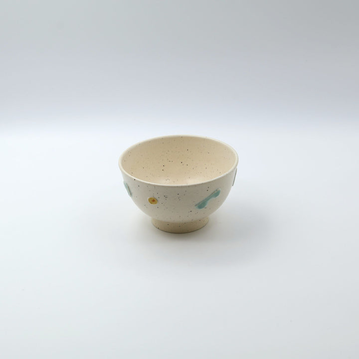 押もん碗　白