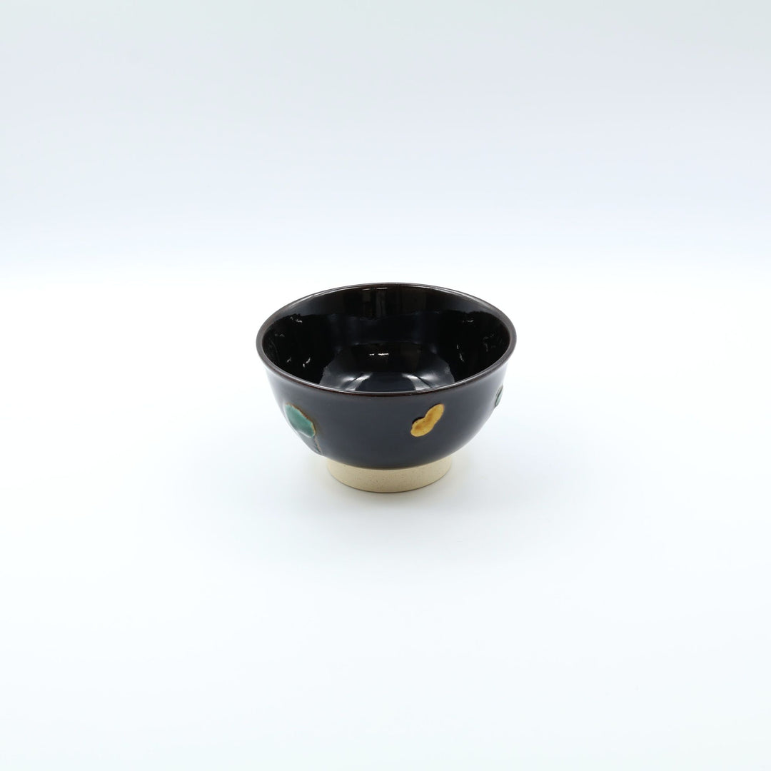 沖縄の新しいやちむん　陶factory509　押もん碗　黒
