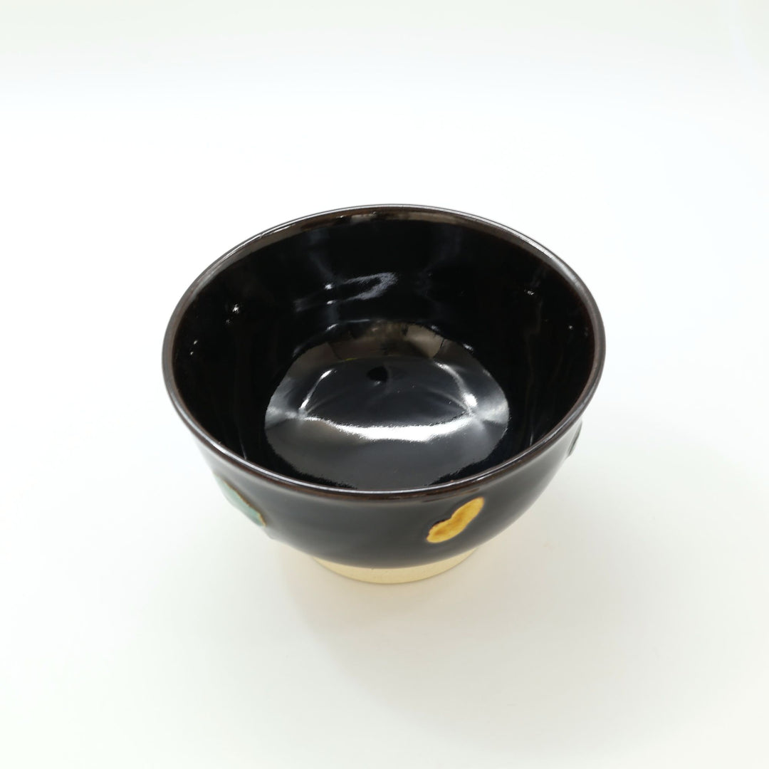 沖縄の新しいやちむん　陶factory509　押もん碗　黒