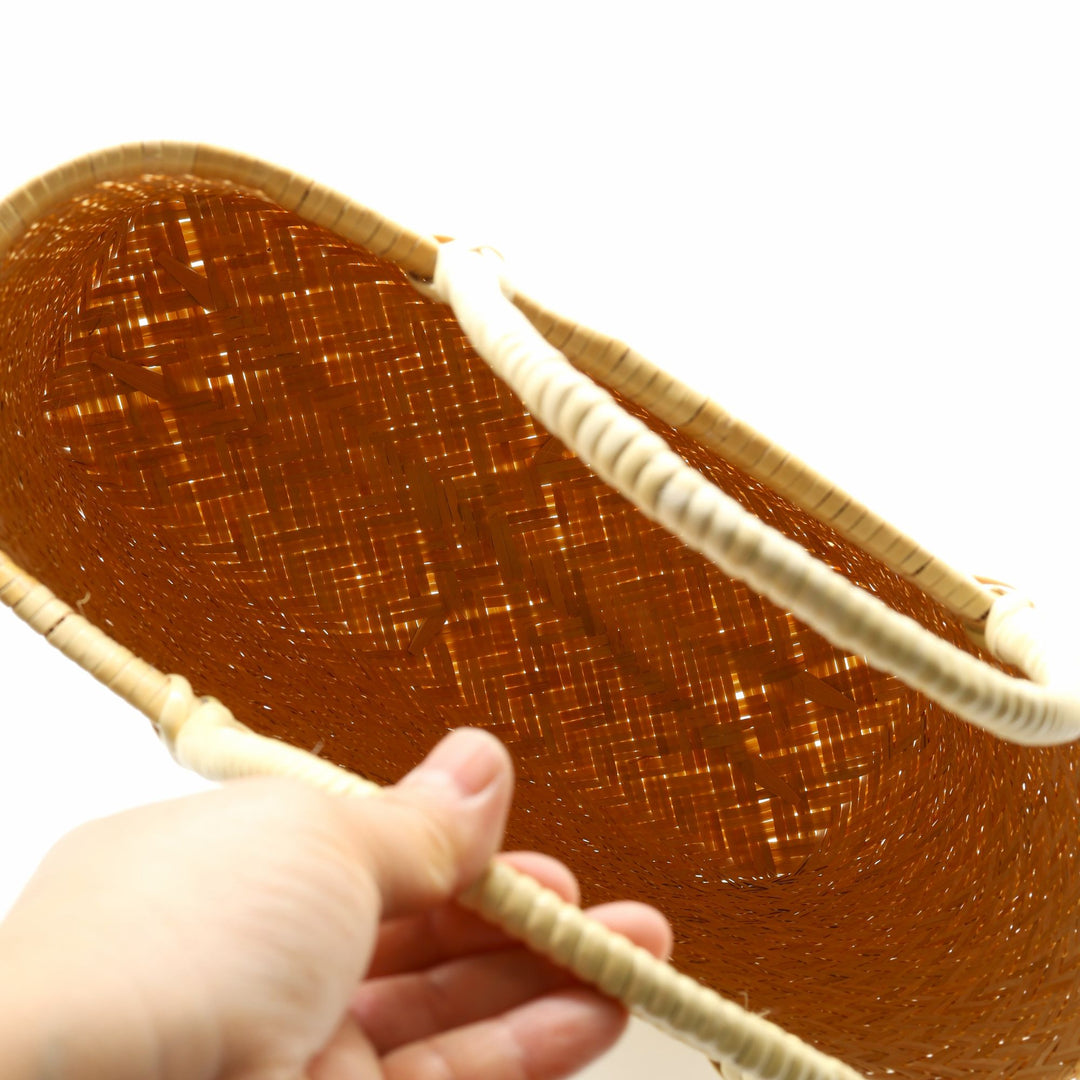 岩手県二戸郡一戸町  鳥越スズ竹かごバッグ