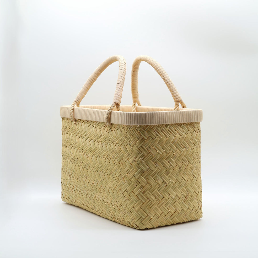 鳥越スズ竹かごバッグ  市場かご  尺