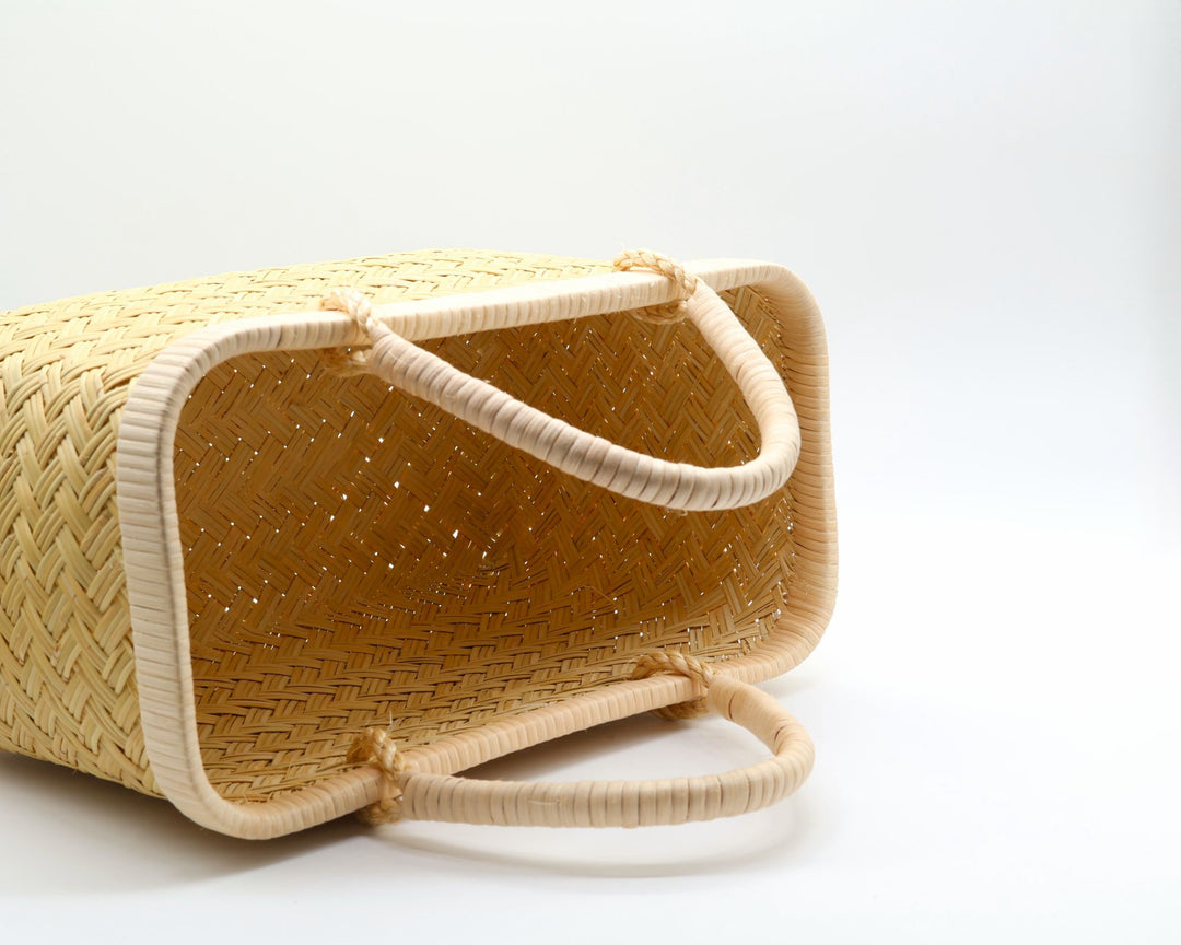鳥越スズ竹かごバッグ  市場かご  尺