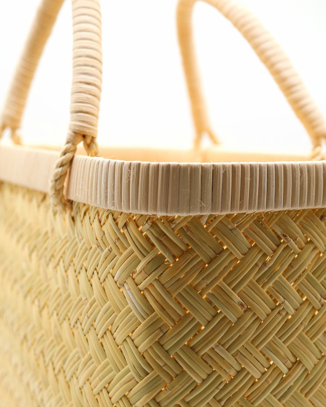 鳥越スズ竹かごバッグ  市場かご  尺