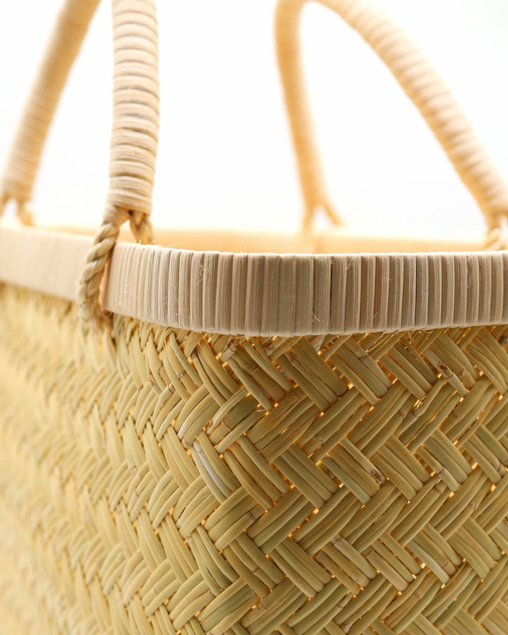 鳥越スズ竹かごバッグ  市場かご  尺