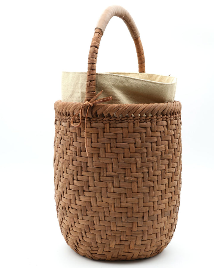 国産山葡萄かご　バケツ型