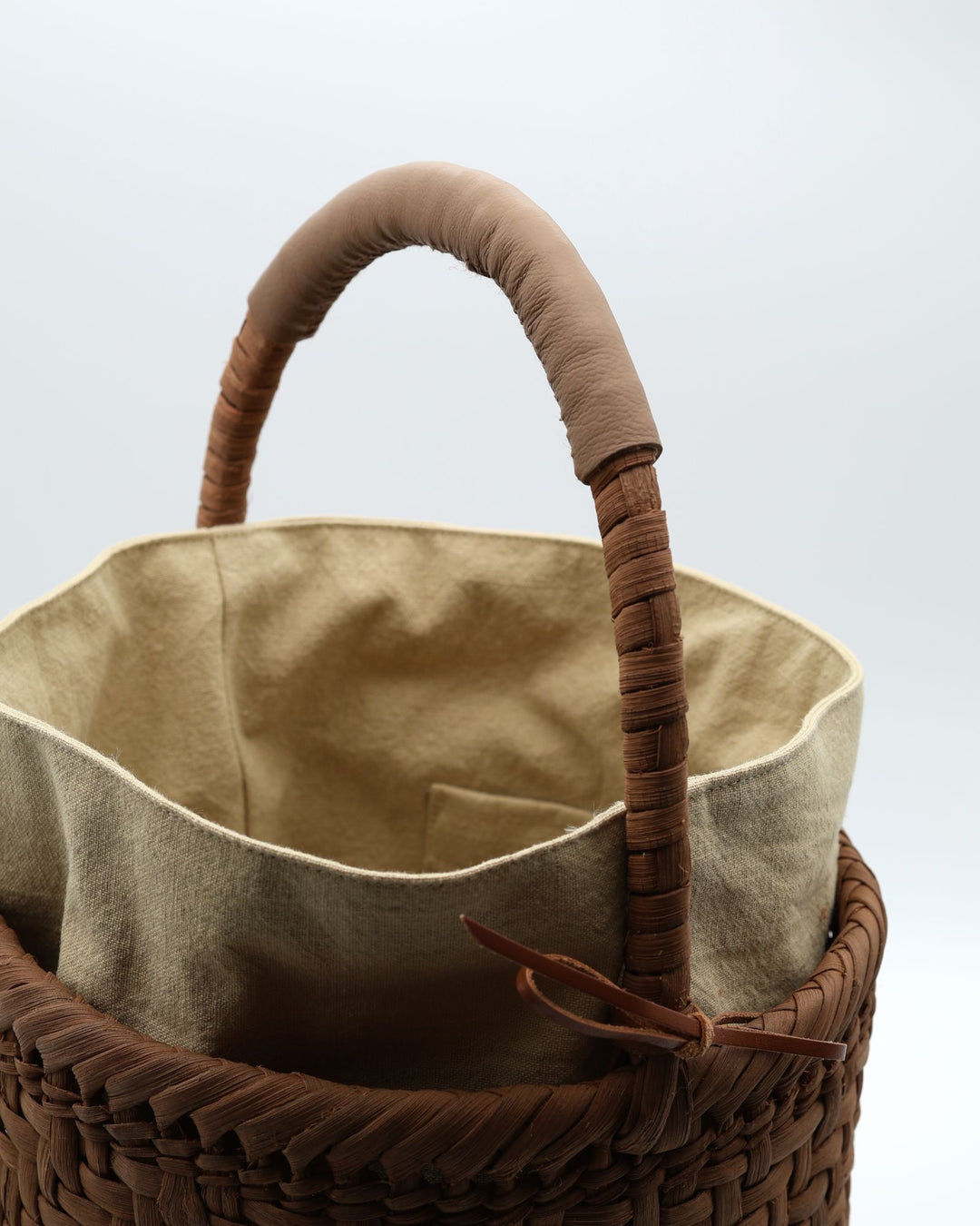 国産山葡萄かご　バケツ型