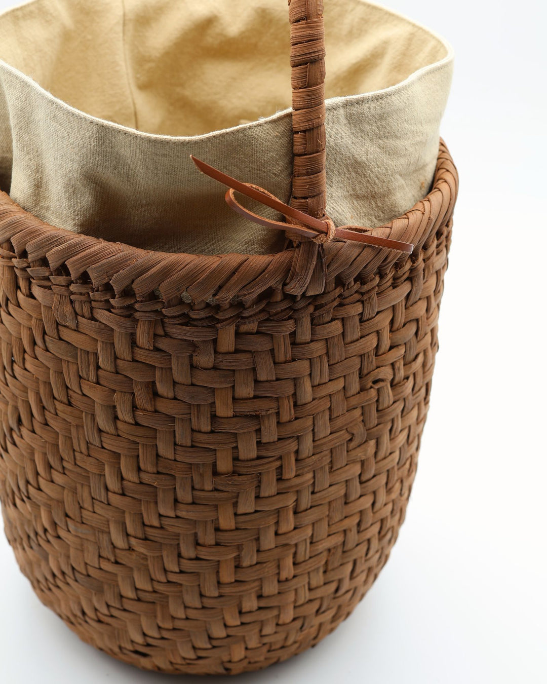 国産山葡萄かご　バケツ型