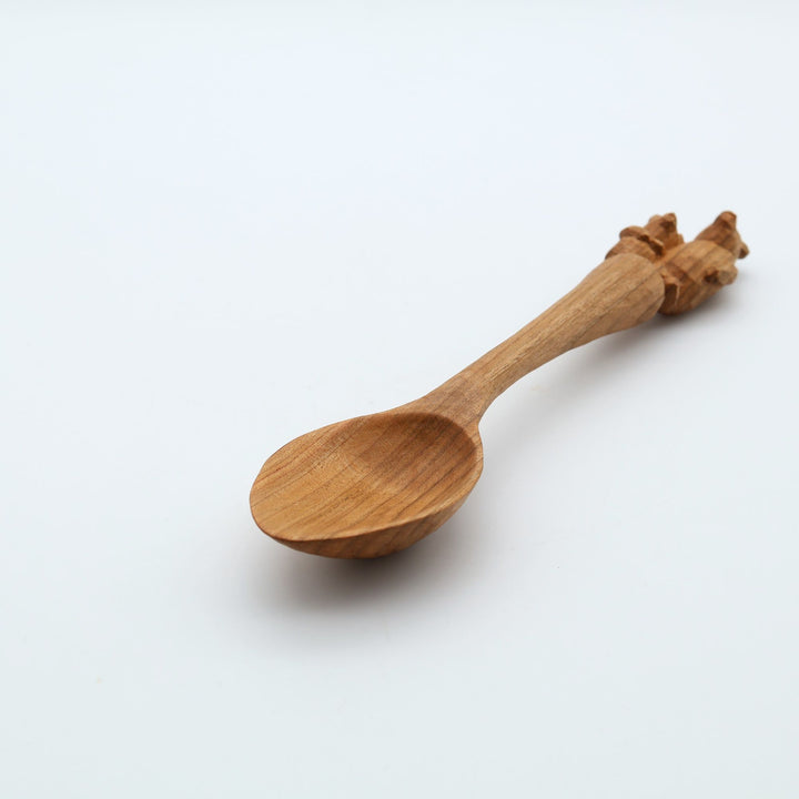 木彫り熊のスプーン　大　親子くま