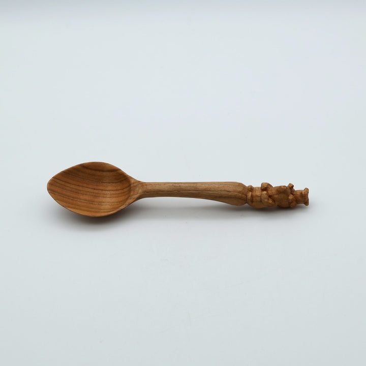 木彫り熊のスプーン　大　親子くま