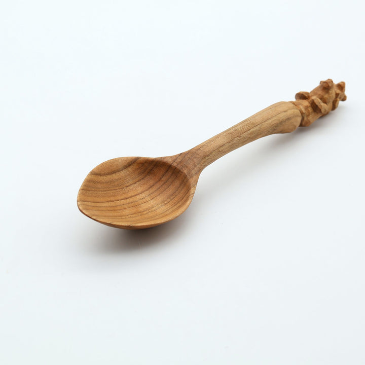 木彫り熊のスプーン　大　親子くま