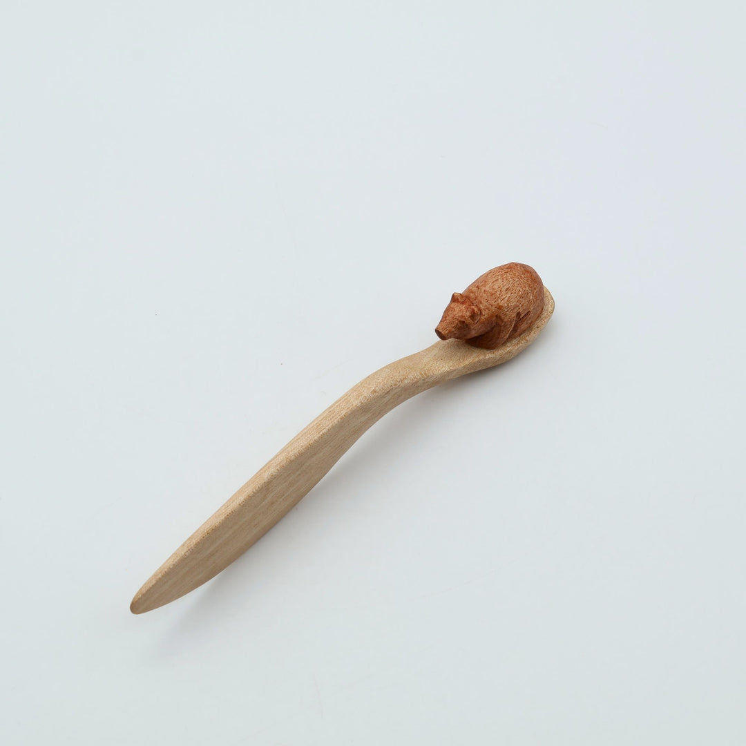 木彫り熊のバターナイフ