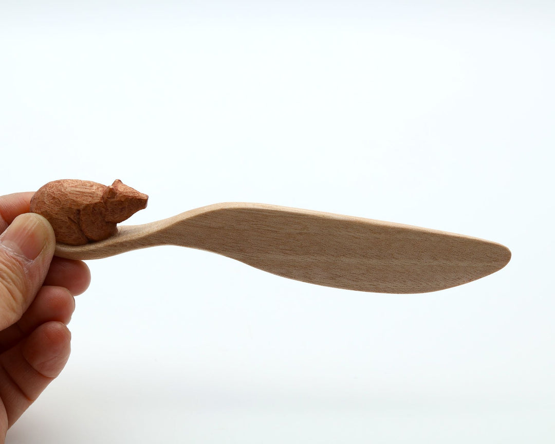 木彫り熊のバターナイフ