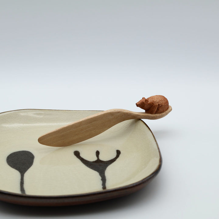 木彫り熊のバターナイフ