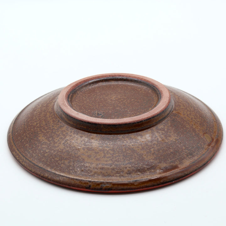 小石原焼マルワ窯5寸皿裏側