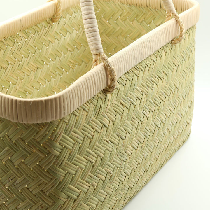 岩手県 鳥越の竹細工  市場かご 尺3寸 底竹入れ 極上品