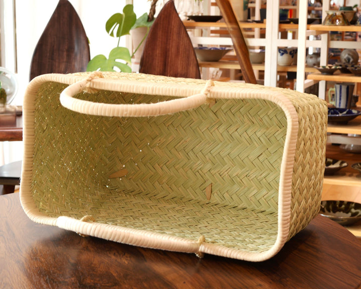 岩手県 鳥越の竹細工  市場かご 尺3寸 底竹入れ 極上品