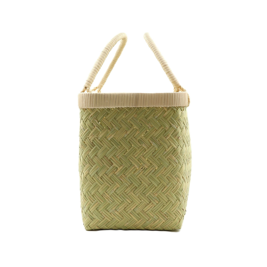 鳥越の竹細工　市場かご 尺２寸底竹入れ 極上品