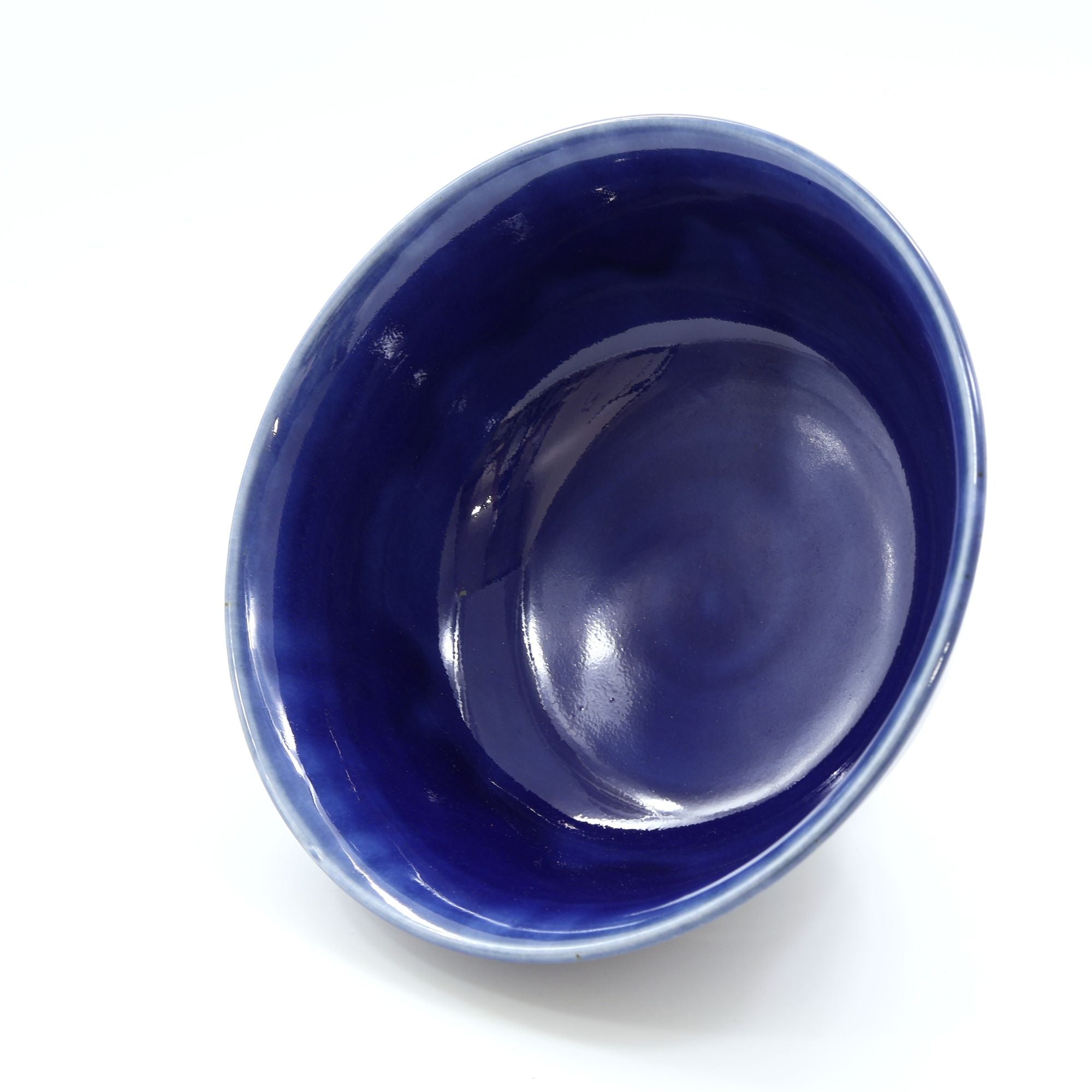 出西窯 6寸丼鉢（内外呉須）｜深く鮮やかな呉須の青を楽しむ器