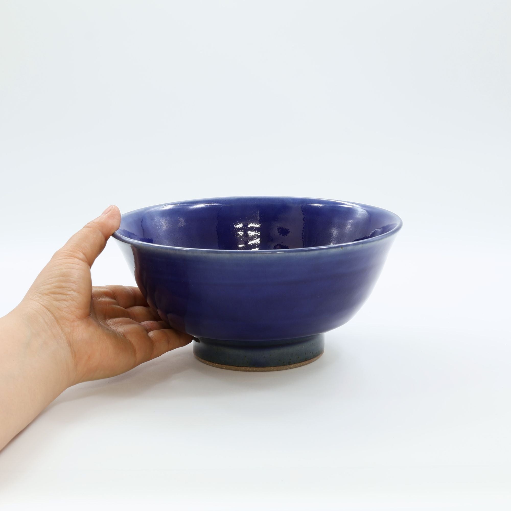出西窯 6寸丼鉢（内外呉須）｜深く鮮やかな呉須の青を楽しむ器