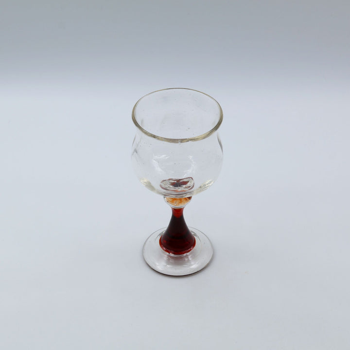 西川孝次 吹きガラス工房 ステム赤ワイングラス　 琉球ガラスと倉敷硝子が美しく融合したガラス工芸