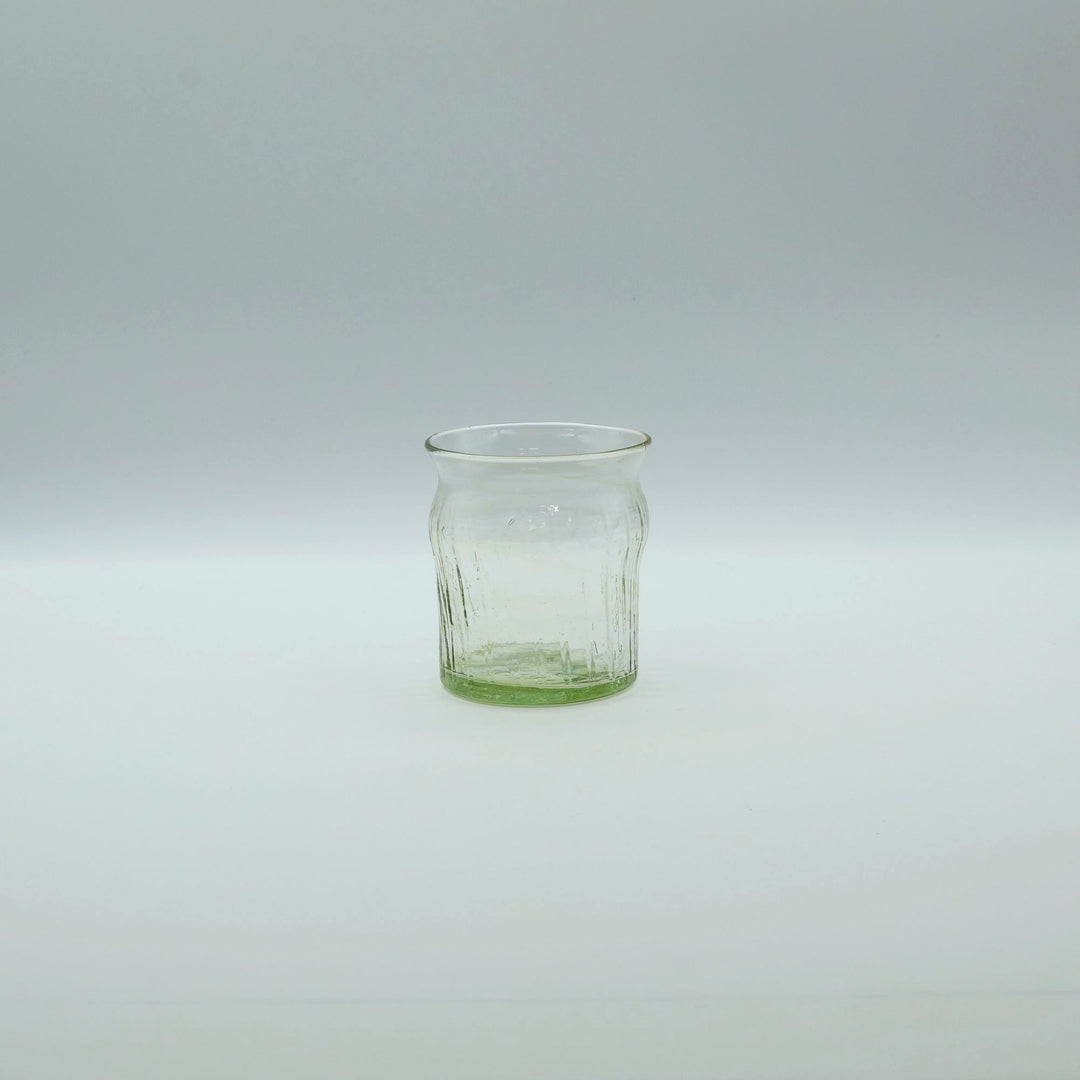 西川孝次 吹きガラス工房 面取タンブラー ひわいろ 琉球ガラスと倉敷硝子が美しく融合したガラス工芸