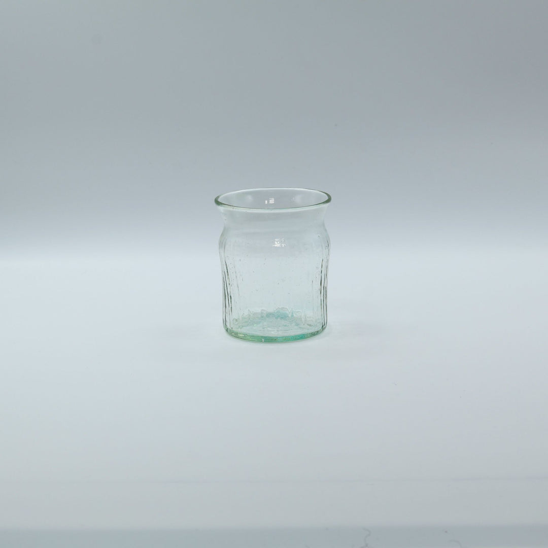 西川孝次 吹きガラス工房 面取タンブラー 水色 琉球ガラスと倉敷硝子が美しく融合したガラス工芸