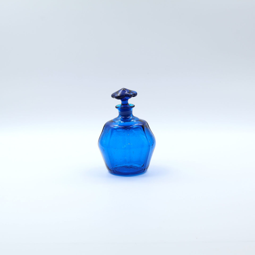 西川孝次 作   リキュール瓶　あさぎ