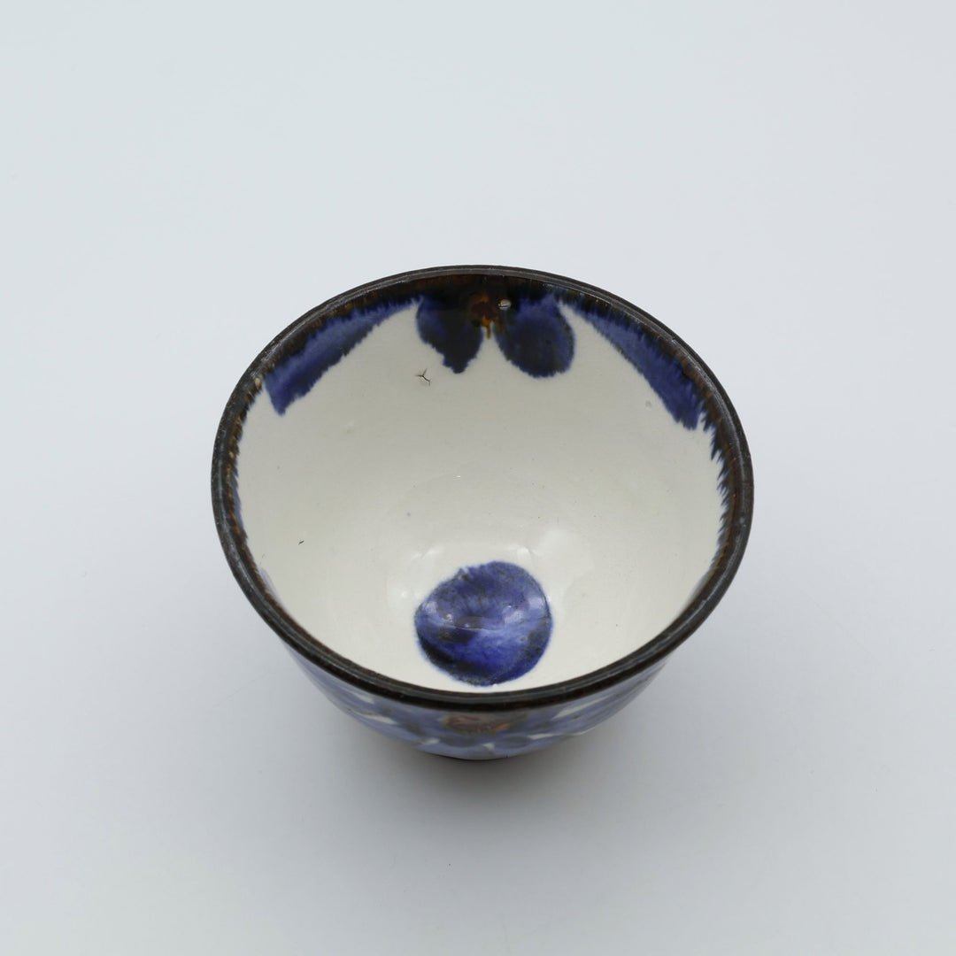 沖縄・竹富島のやちむん　くみだし   菊花文