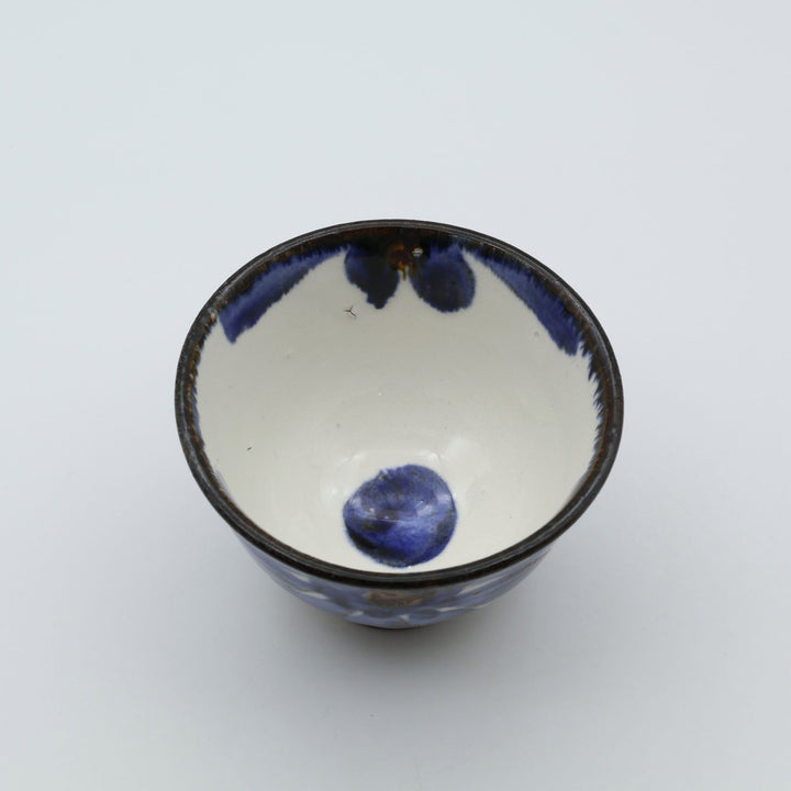 沖縄・竹富島のやちむん　くみだし   菊花文