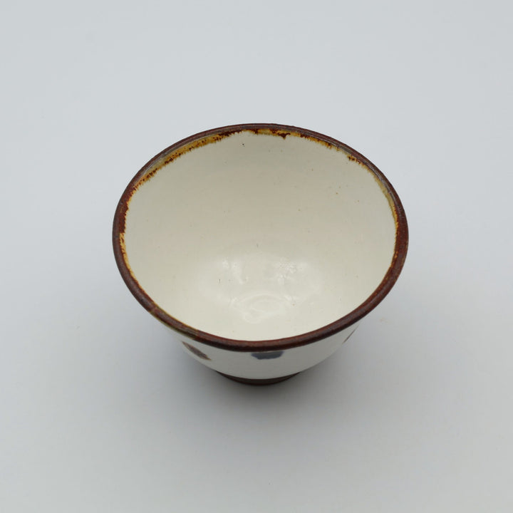 竹富島のやちむん　アトリエ五香屋 くみだし (湯呑み)  ドット