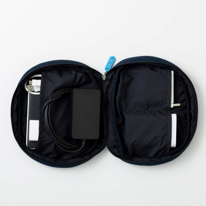 CABLE POUCH　NAVYｘBLACK