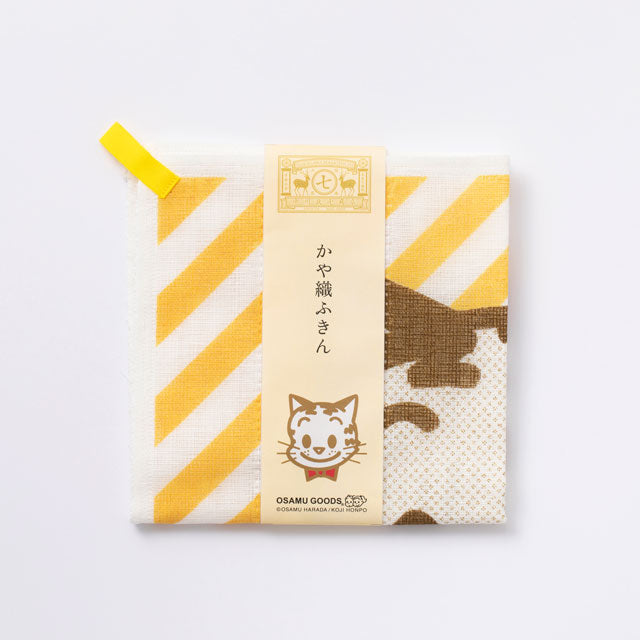 OSAMUGOODS　かや織ふきん　キャット