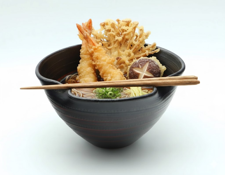 箸置きめん鉢　赤黒